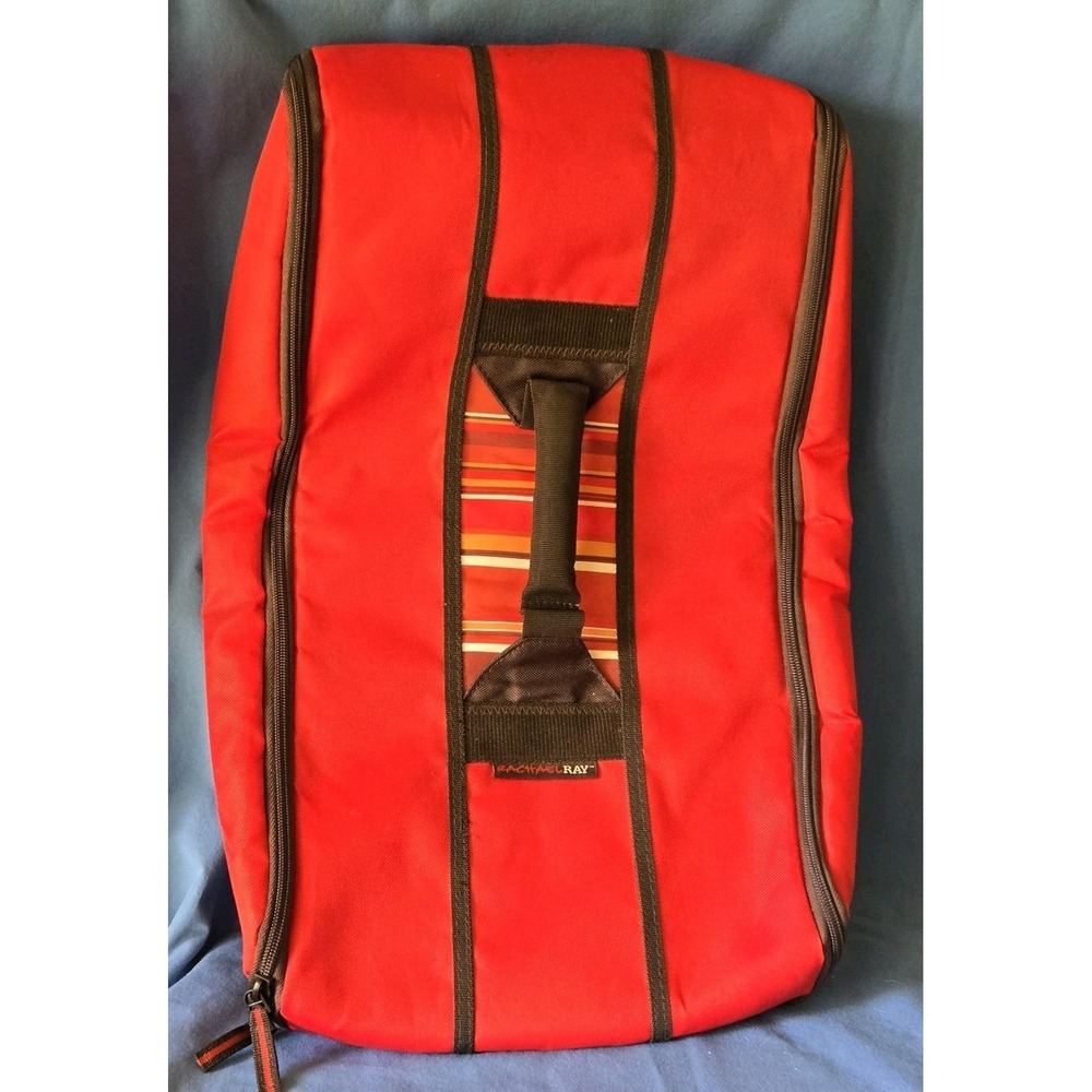 Rachael Ray Universal Thermal Carrier Red With Stripes Casserole Lasagna Brownie